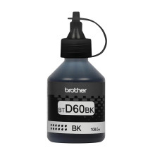 BROTHER BTD60BK ORIGINAL BLACK REFILL INK BOTTLE COMPATIBLE MODEL HL-T4000DW, DCP-T310, DCP-T510W, DCP-T710W, DCP-T810W, MFC-T910DW, MFC-T4500DW