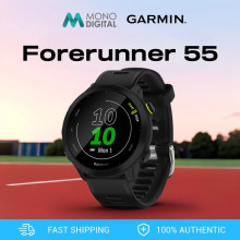 Garmin Forerunner 55 GPS Running Smartwatch with Coach Free Training Plan Support