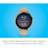 Garmin Venu 3S Advanced GPS Smartwatch with Cream Gold Stainless Steel Bezel with French Gray Case (41mm)