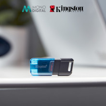 KINGSTON DATA TRAVELER DT80M USB-C USB 3.2 GEN 1 FLASH DRIVE WITH MOVING CAP DESIGN (256GB/128GB/64GB)