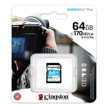 KINGSTON CANVAS GO PLUS SDG3 SD CLASS 10 UHS-I SDXC MEMORY CARD (1TB)