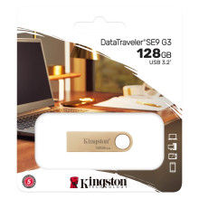 KINGSTON DATATRAVELER SE9 G3 METAL USB FLASH DRIVE PENDRIVE THUMBDRIVE DTSE9G3 (128GB)